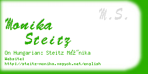monika steitz business card